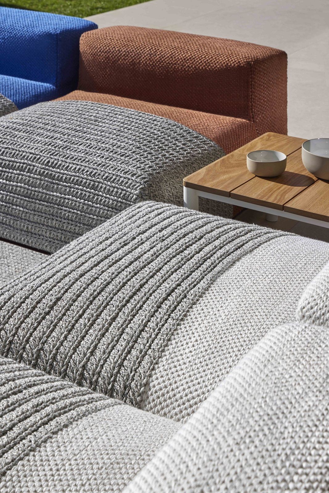 Mangas Outdoor Pouf Hocker Gan 