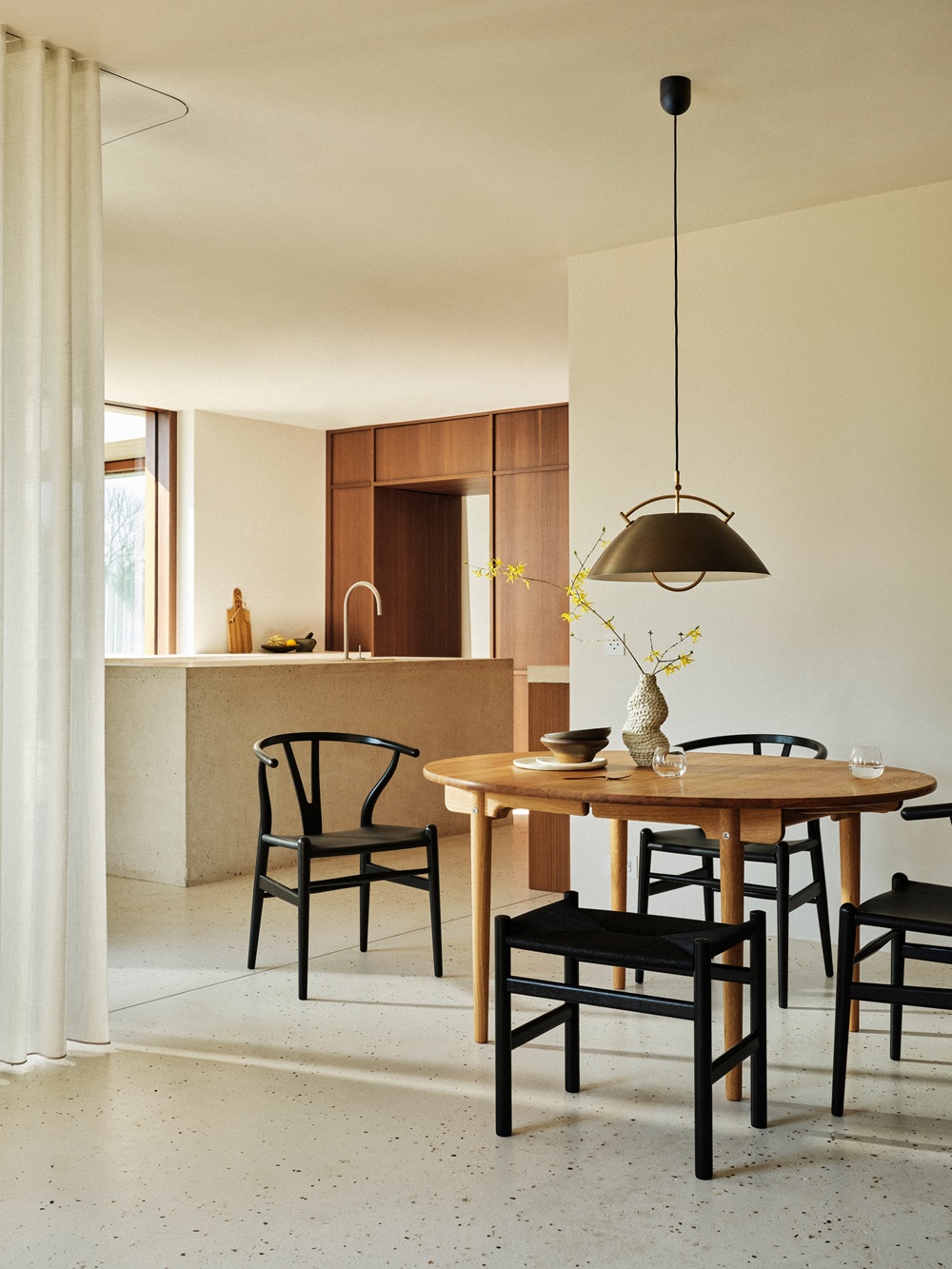 CH24P Wishbone Chair / Y-Chair Stuhl 4-er Set Carl Hansen & Søn