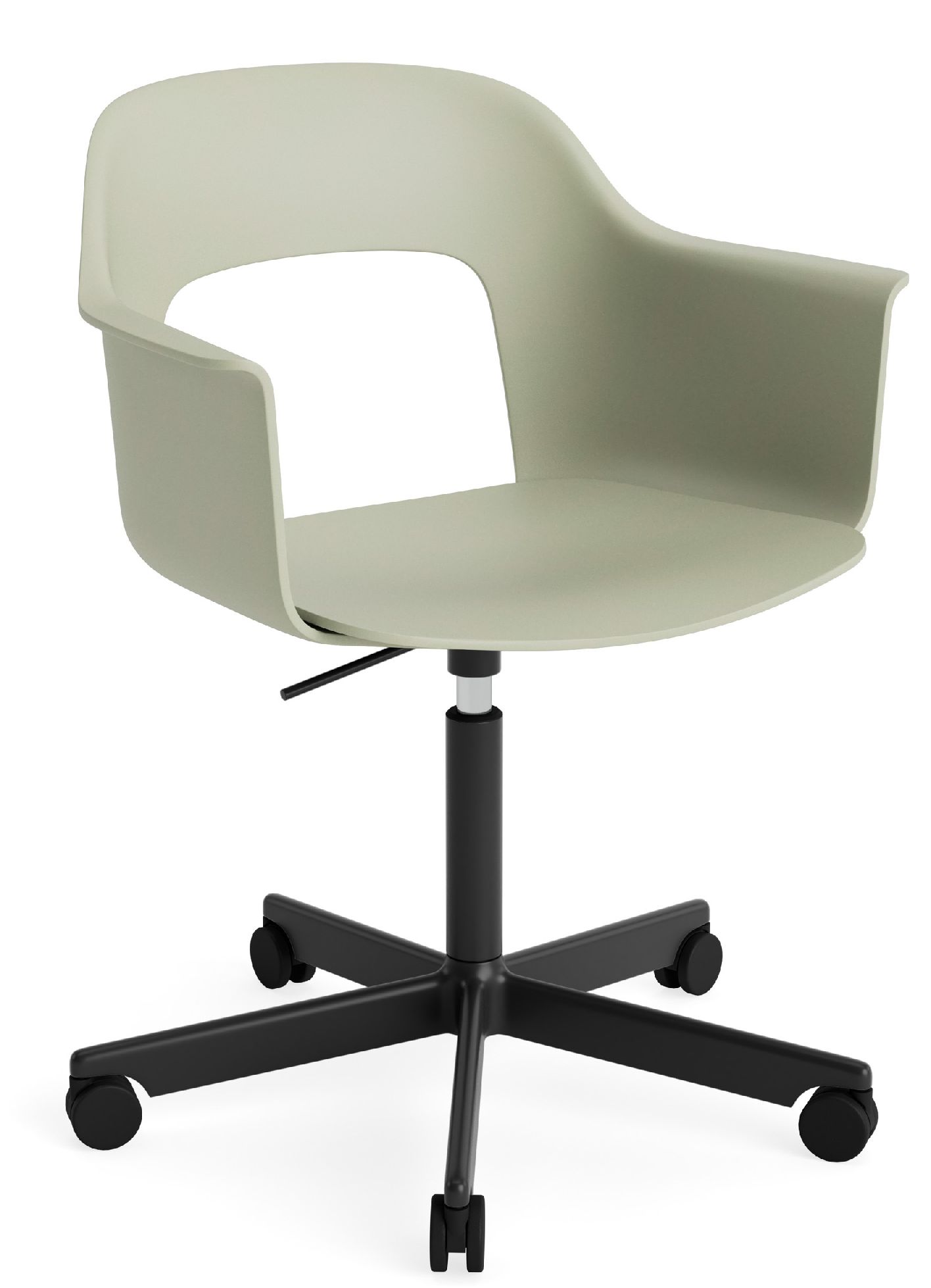 Layout Armchair 241 Armlehnstuhl 5-Sternfuß Drehmechanismus mit Gasfeder Hay