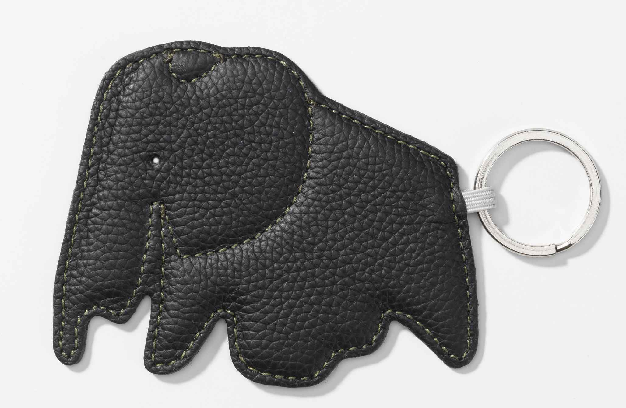 Keyring Schlüsselanhänger Elephant Vitra Nero