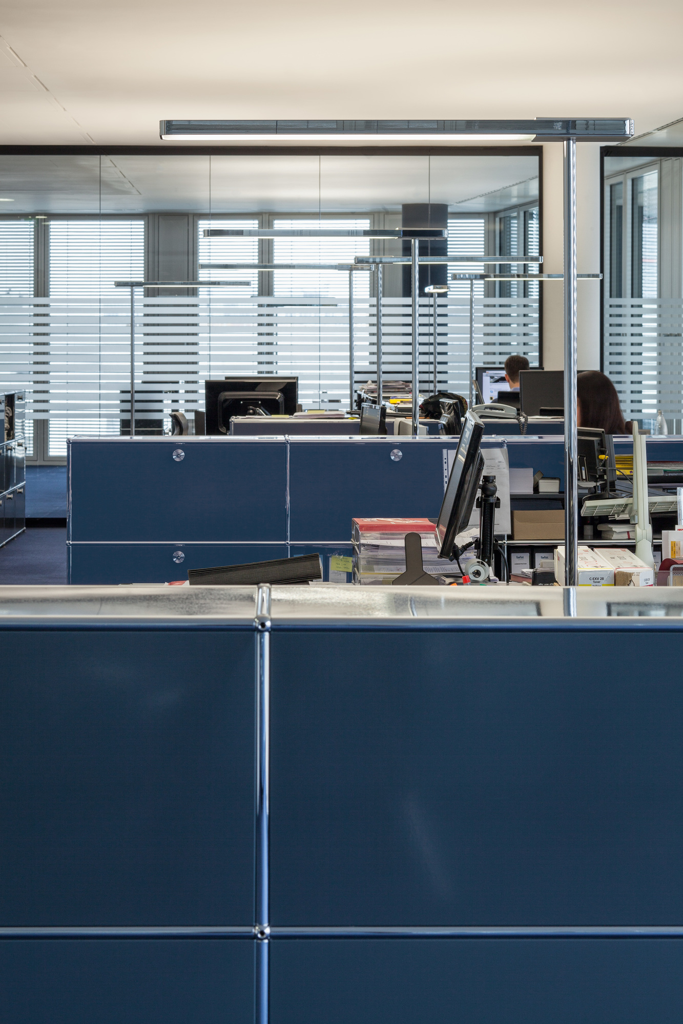 Slice² Tischleuchte mit Adapter für USM Haller Tischsysteme Serien Lighting