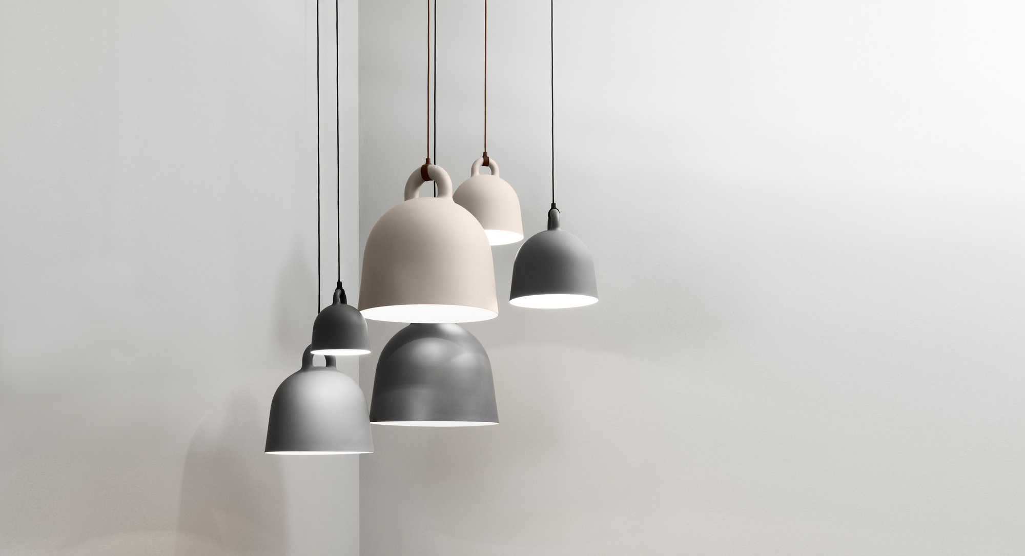 Bell Lamp Hängeleuchte Ø 55 cm Normann Copenhagen EINZELSTÜCK Grau