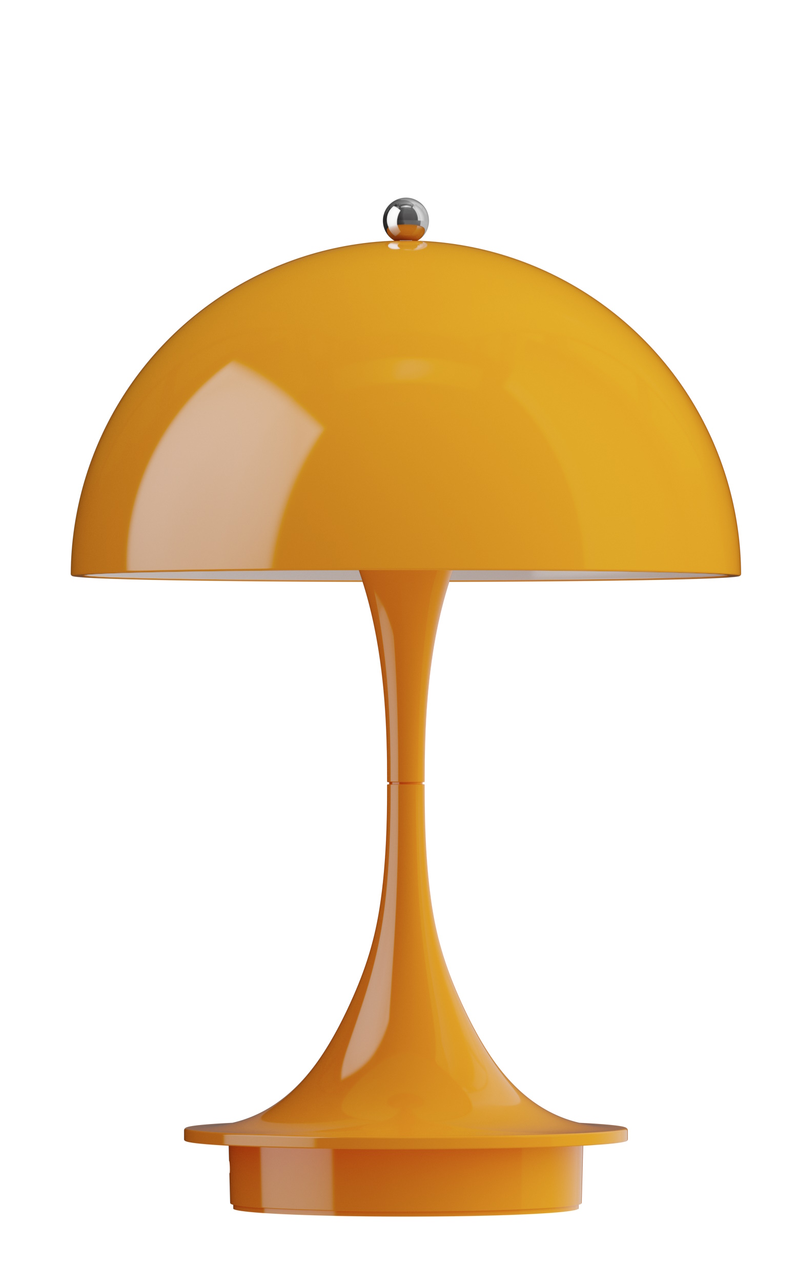 Panthella 160 Portable V3 Akku LED-Tischleuchte Indoor/Outdoor Louis Poulsen Undurchsichtig orange