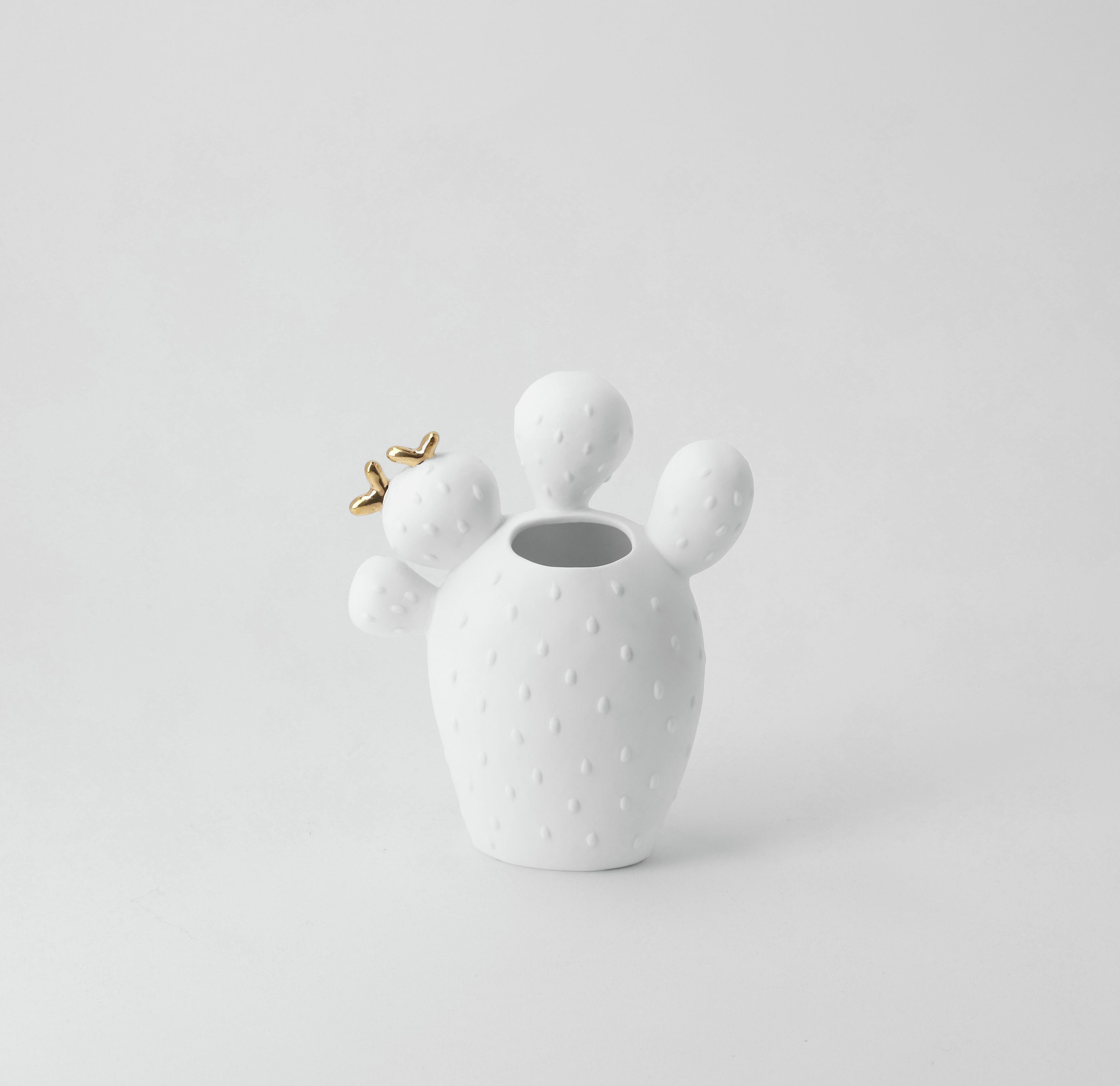 Kakteenvase Feigenkaktus Räder