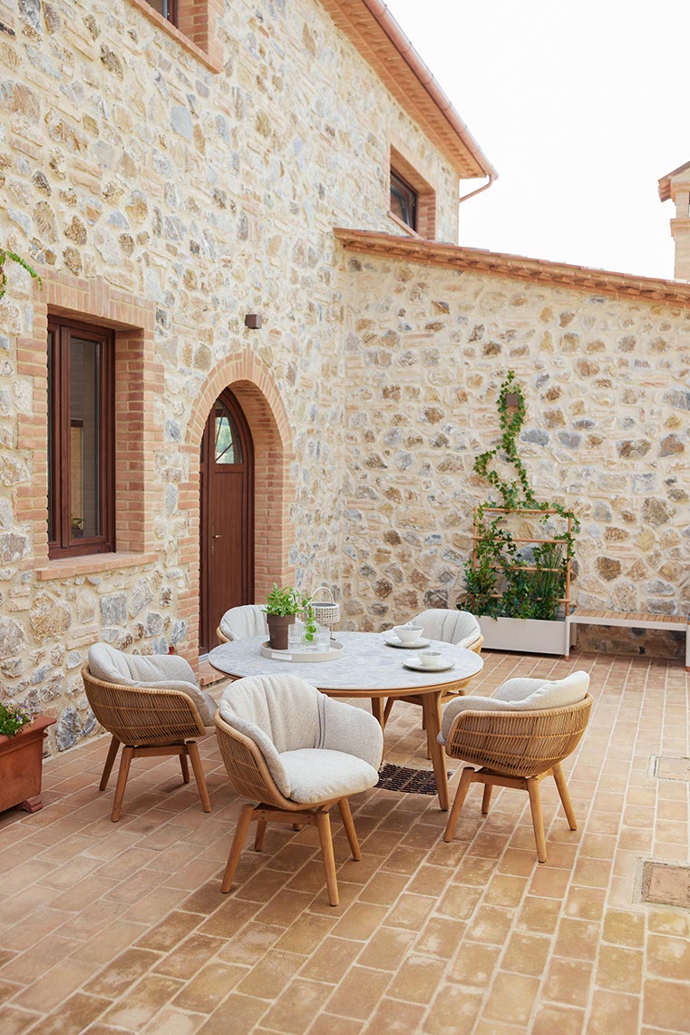 Aspect Table Esstisch rund Outdoor Cane-Line 