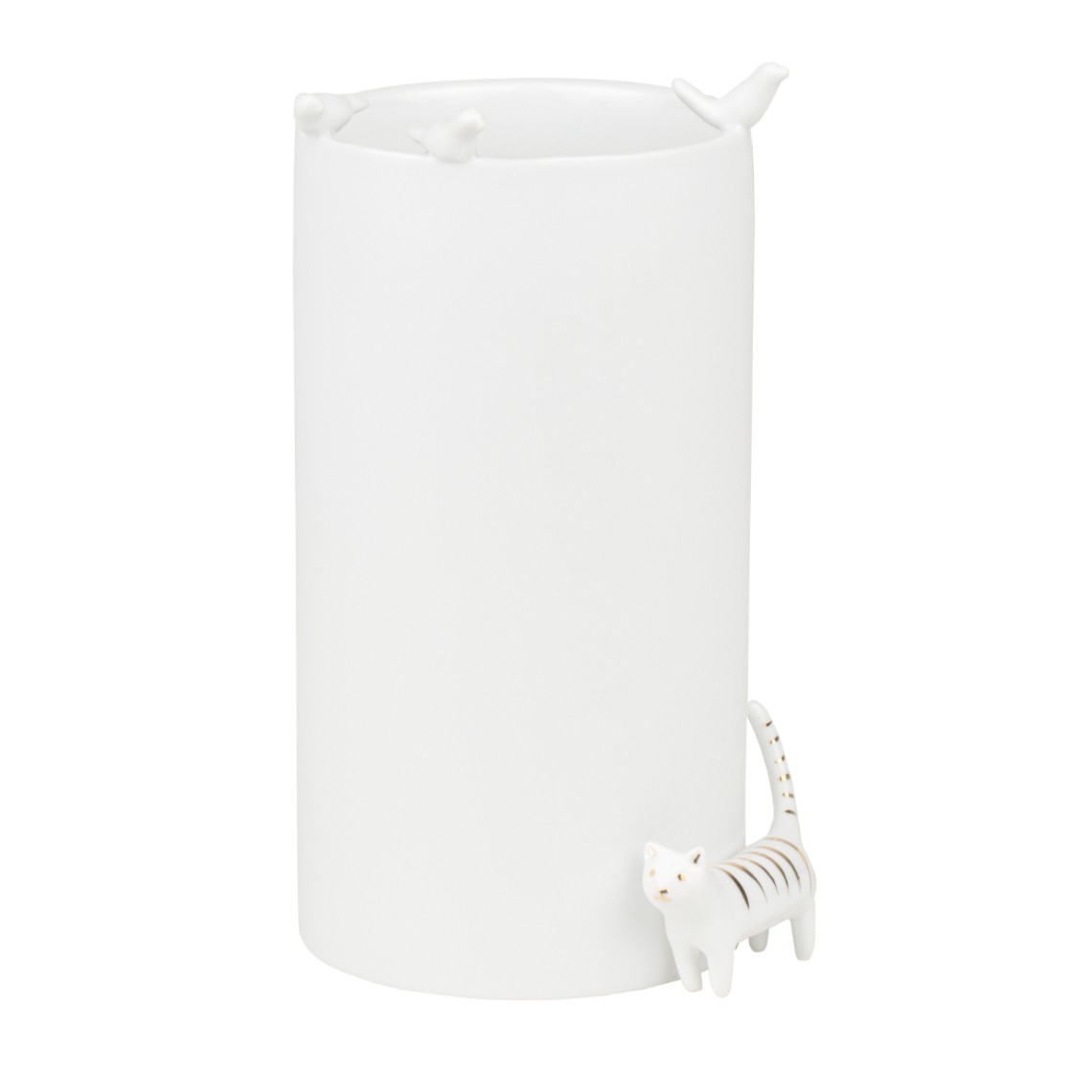 Vogelschwarm Porzellangeschichten Vase Räder