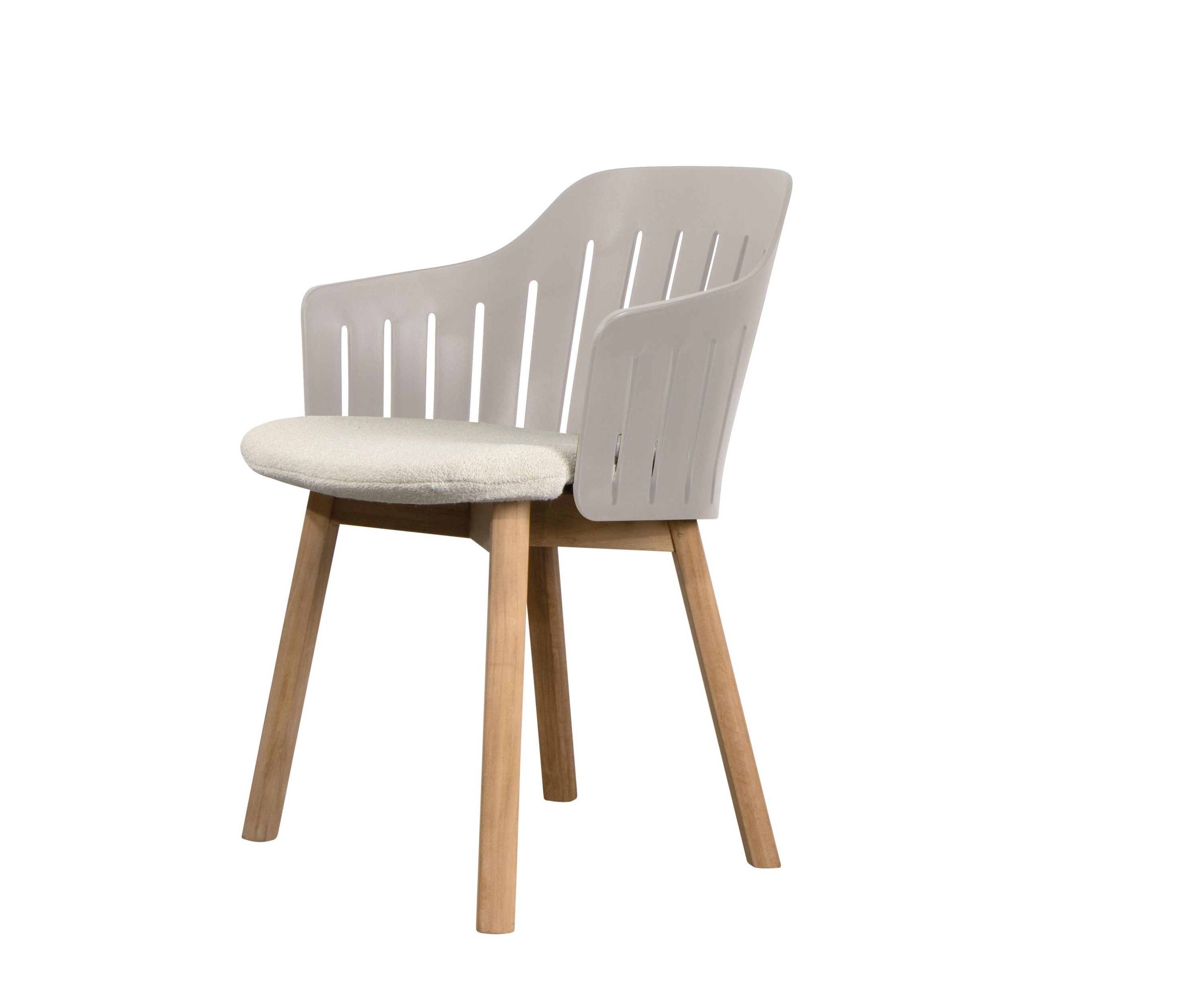 Choice Outdoor Stuhl Teakgestell 4 Beine Taupe Cane-Line