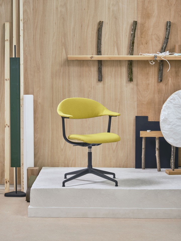 Mynt Rücken und Sitz Kunststoff Bürodrehstuhl Vitra