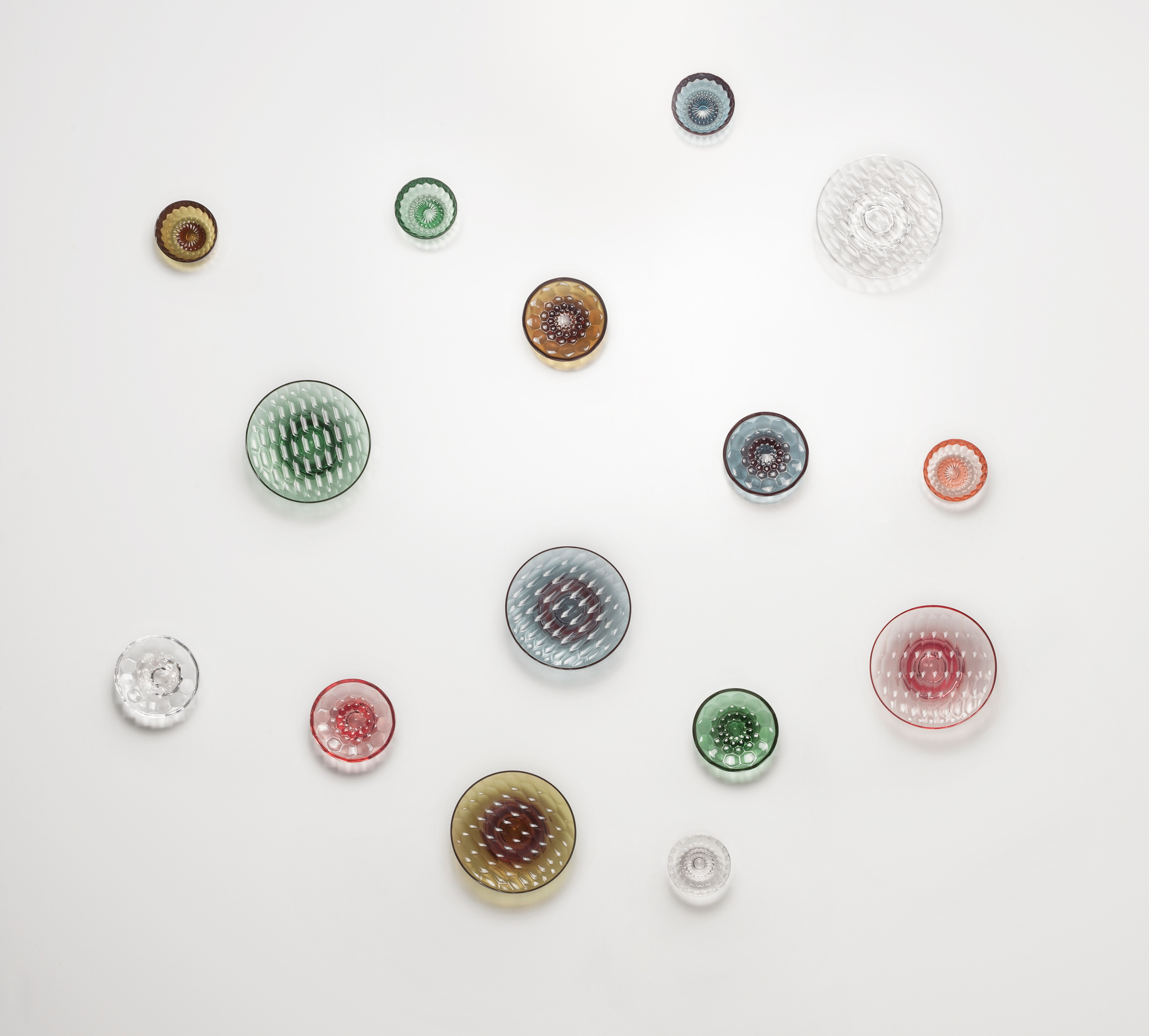 Jellies Coat Hangers Garderobenhaken GROSS / KRISTALL DURCHSICHTIG Kartell EINZELSTÜCK