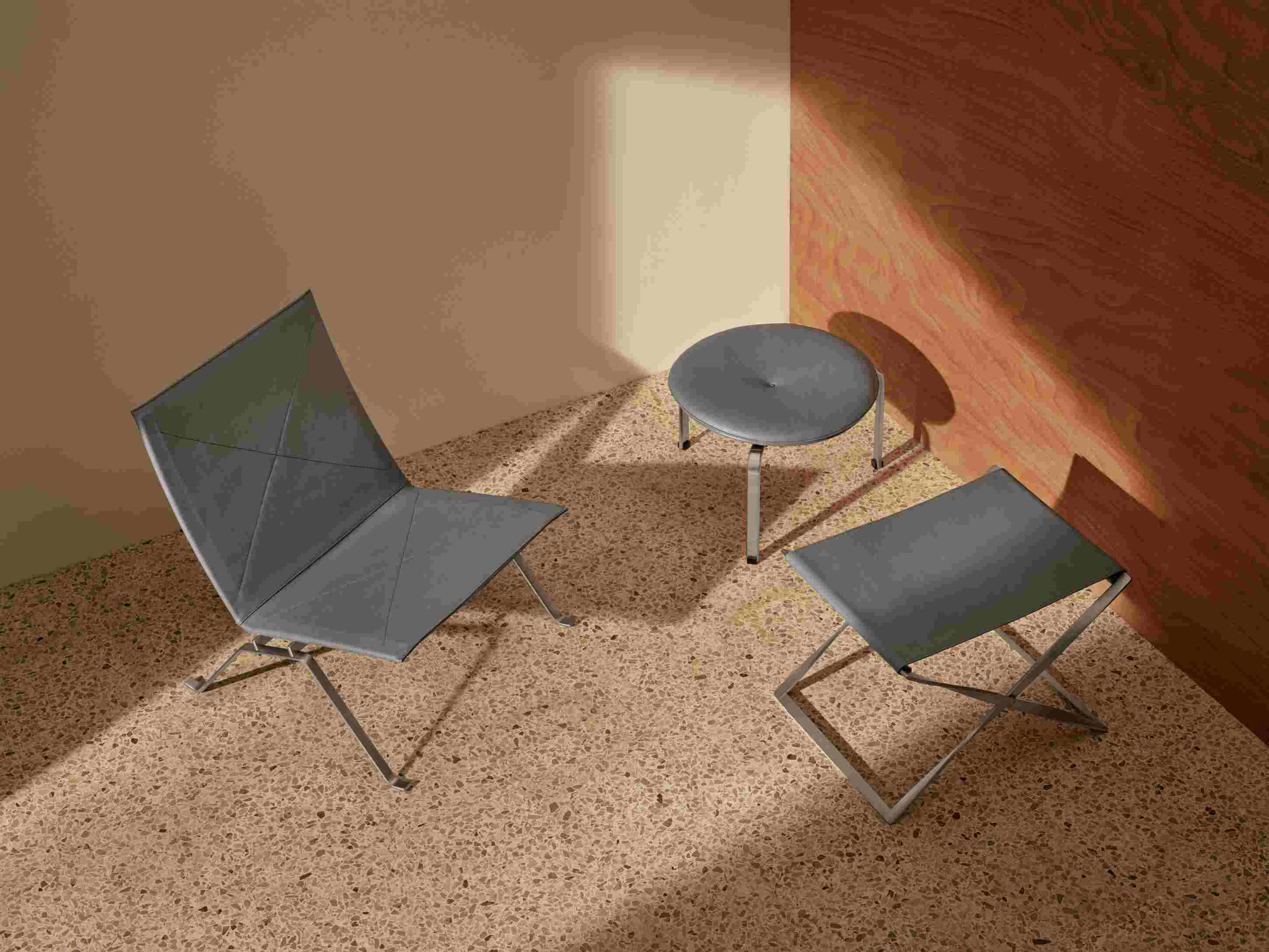 PK 91 / PK91 Falthocker Fritz Hansen