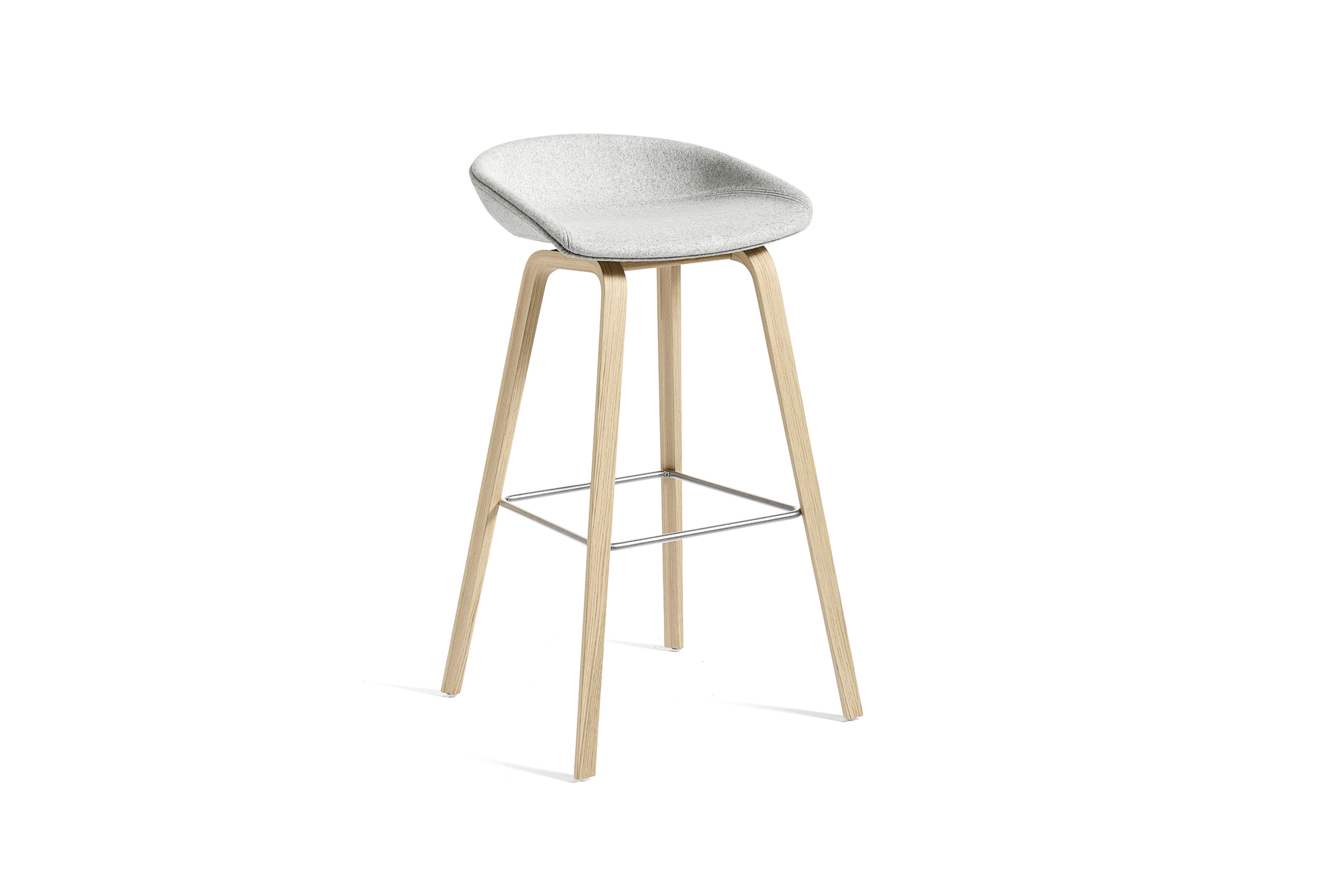 About a Stool AAS 33 / AAS33 Barhocker mit Vollpolster Hay