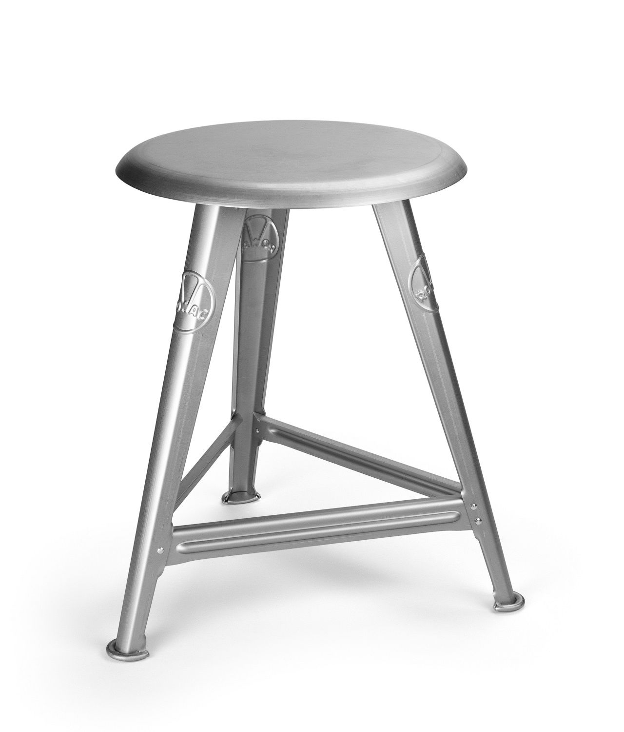 Just Steel Hocker / Schemel Bauhaus Dessau 100 Edition Rowac LIMITED EDITION