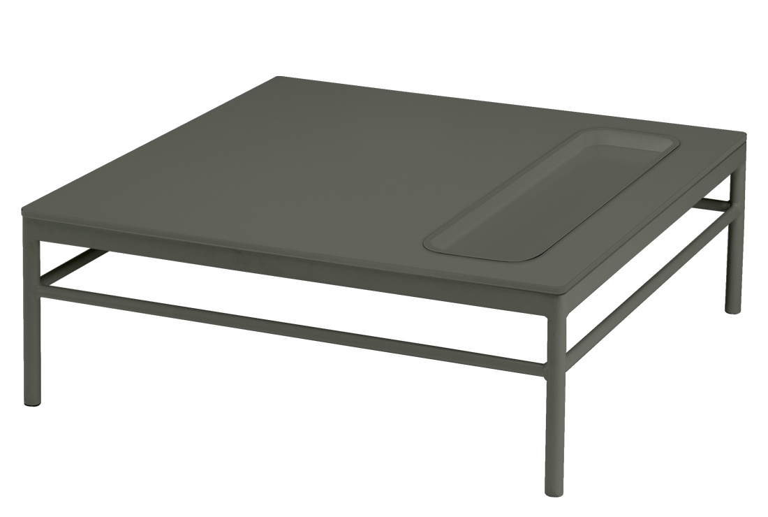 Rivage Beistelltisch Outdoor B 85 x T 85 x H 29,5 cm Fermob