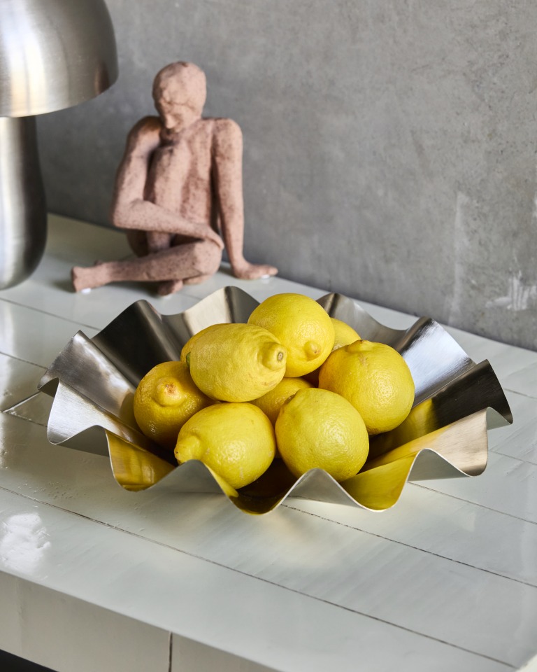 Schüssel HDFlood Gebürstetes Silber-Finish house doctor  