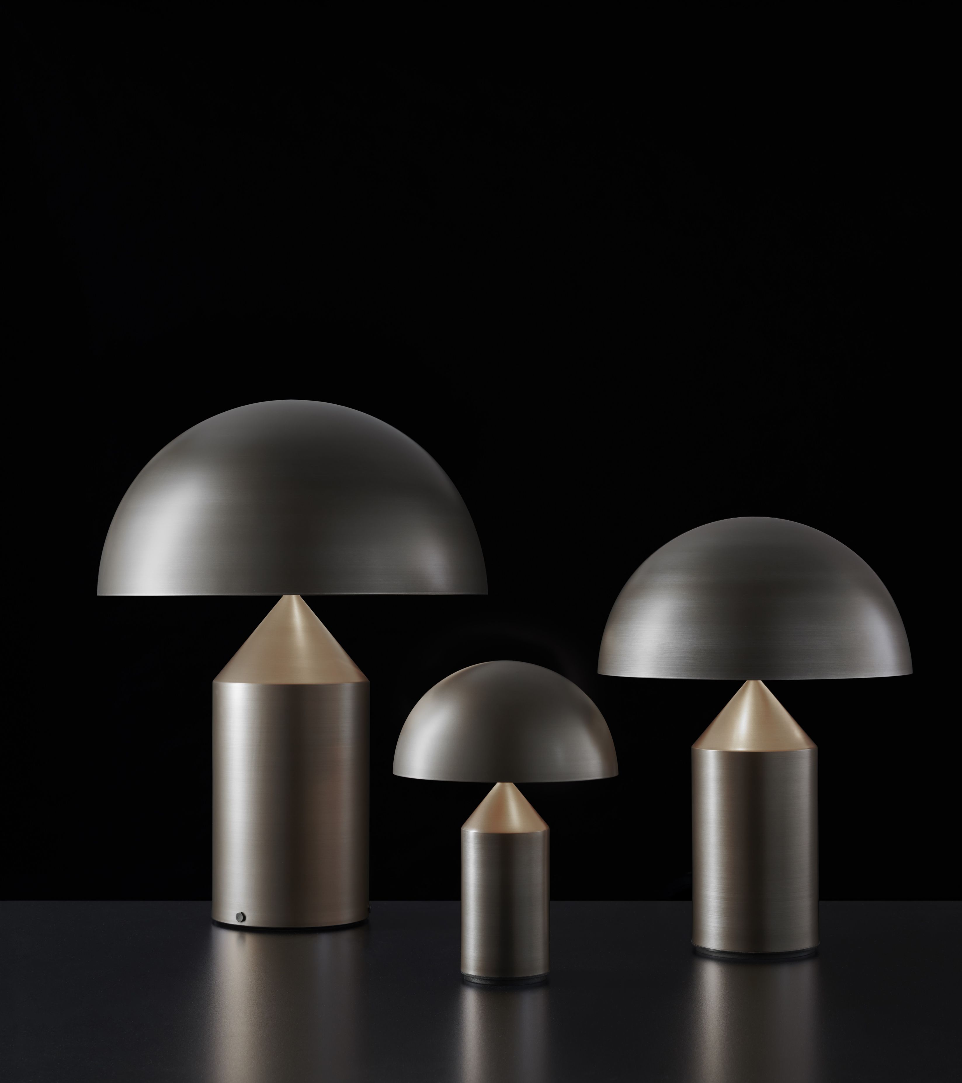 Atollo Satin Bronze Tischleuchte Oluce