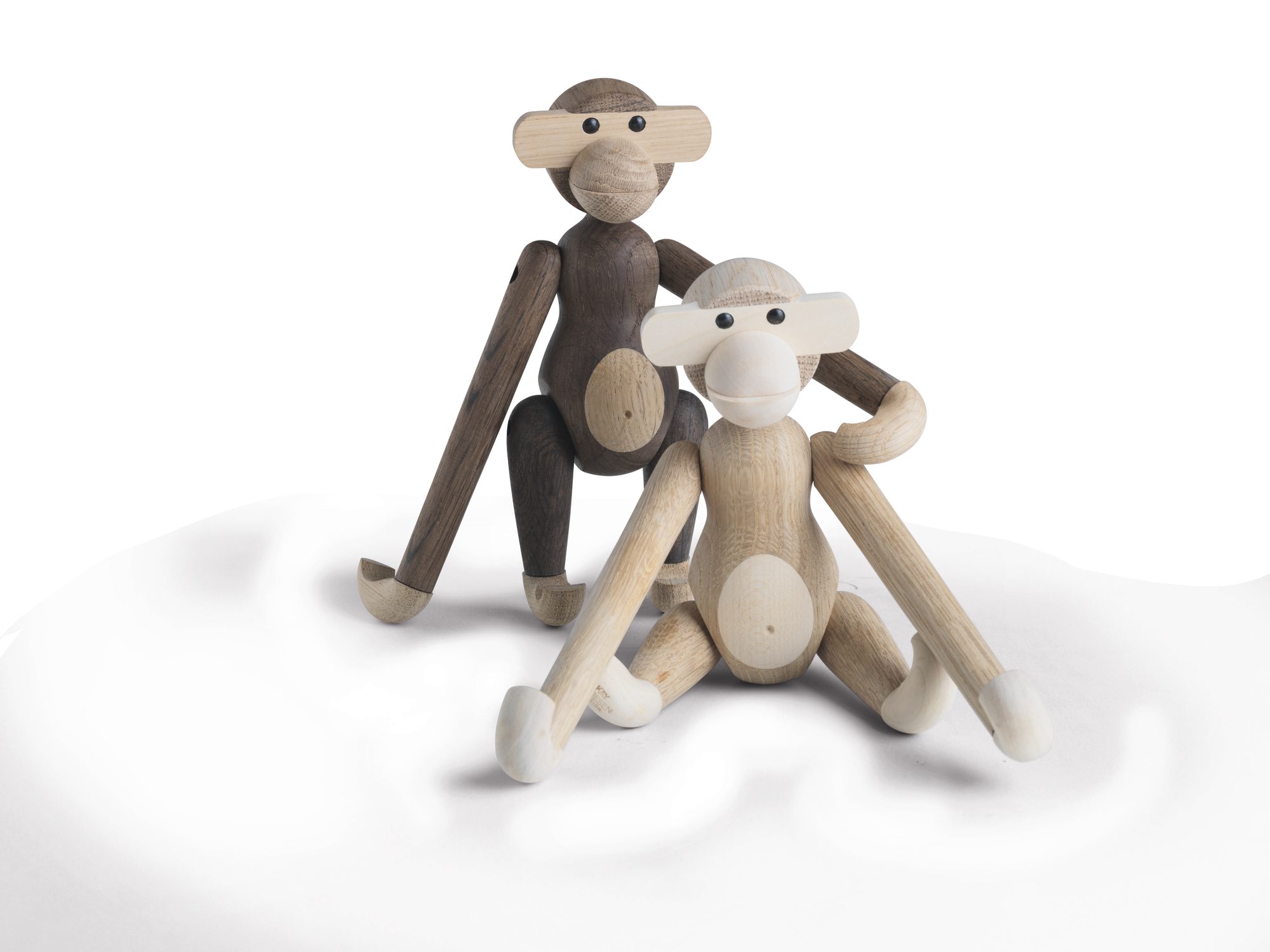 Affe klein Holzfigur Eiche / Ahorn Kay Bojesen