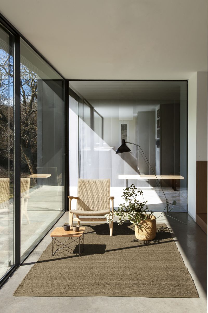 Herb Teppich braun 250x350cm Nanimarquina