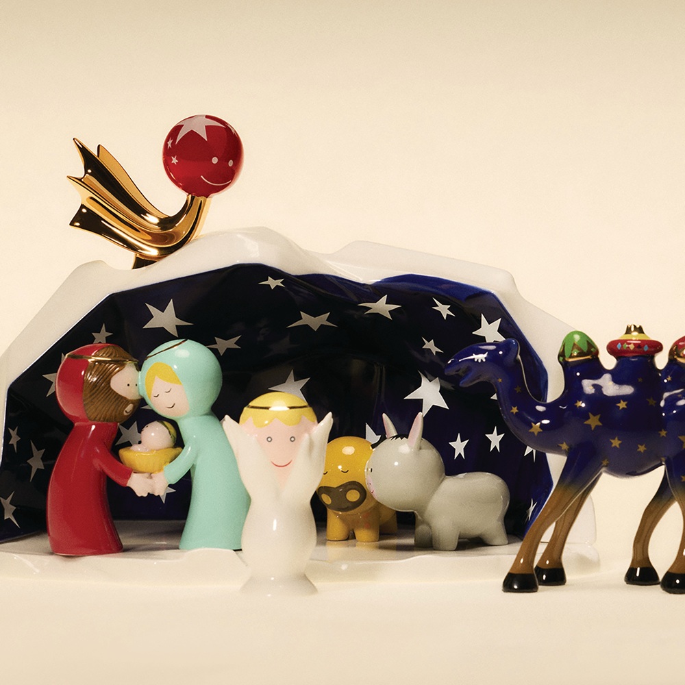 AGJ01 5 Stella Cometa Porzellanfigur Alessi