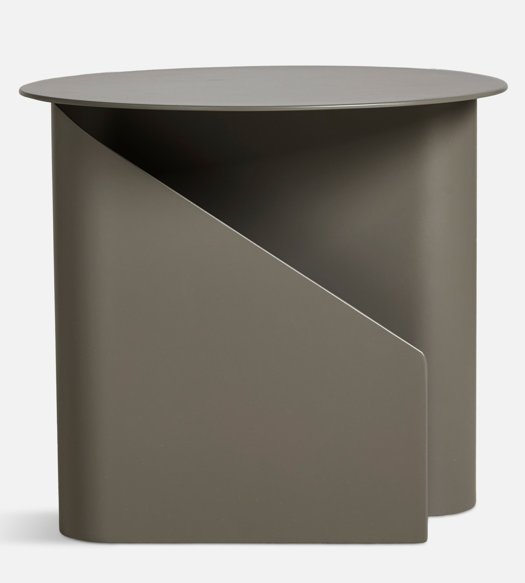 Sentrum Side Table Beistelltisch Taupe Woud Sentrum Side Table Beistelltisch Taupe Woud