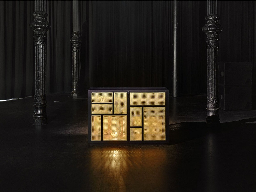 Air Sideboard Design House Stockholm Eiche schwarz