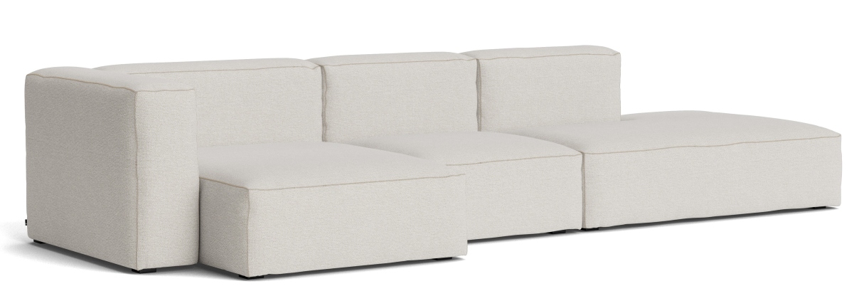 Mags Soft Sofa 3-Sitzer Combination 4 mit Armlehne links Hay 