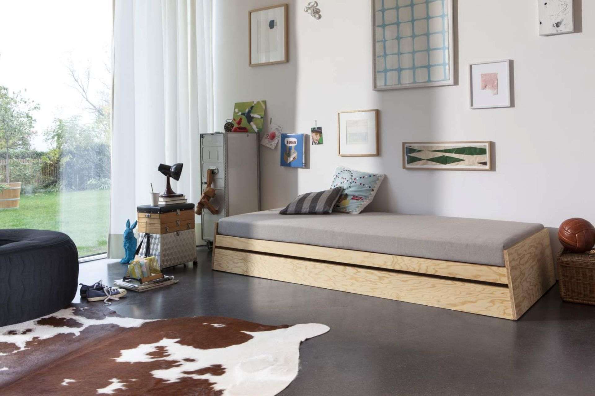 Lönneberga Stapelbett Seekiefer mit Lattenrost Richard Lampert
