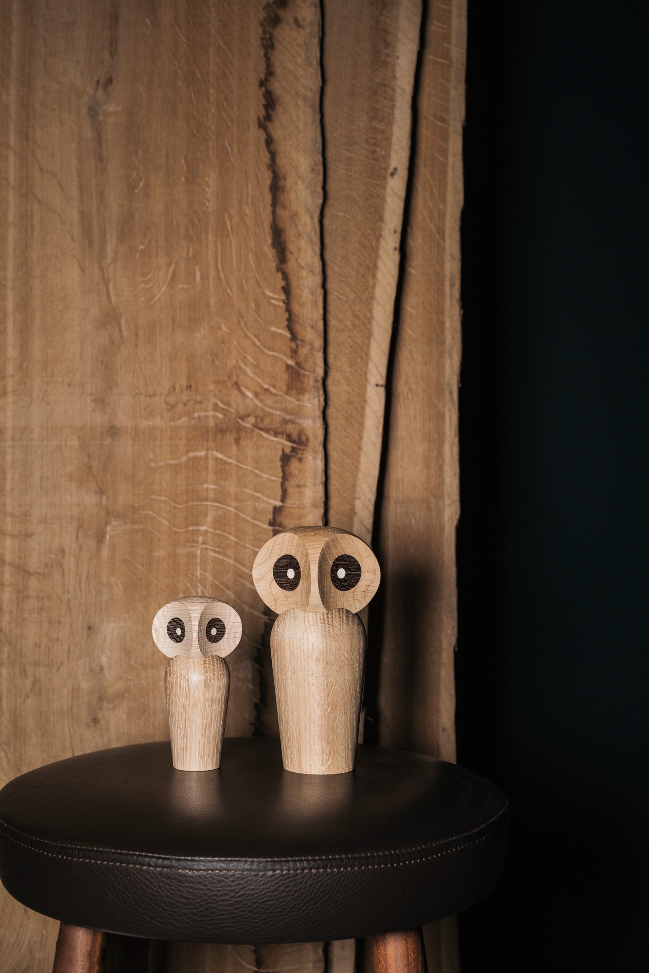 Owl Eule Holzfigur Architectmade EINZELSTÜCK