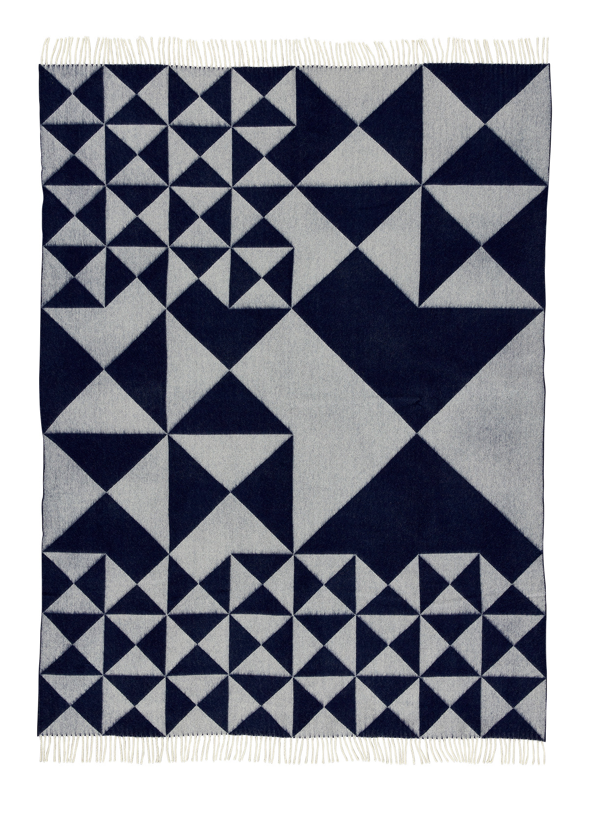 Mirror Throw Überwurf Blau Verpan