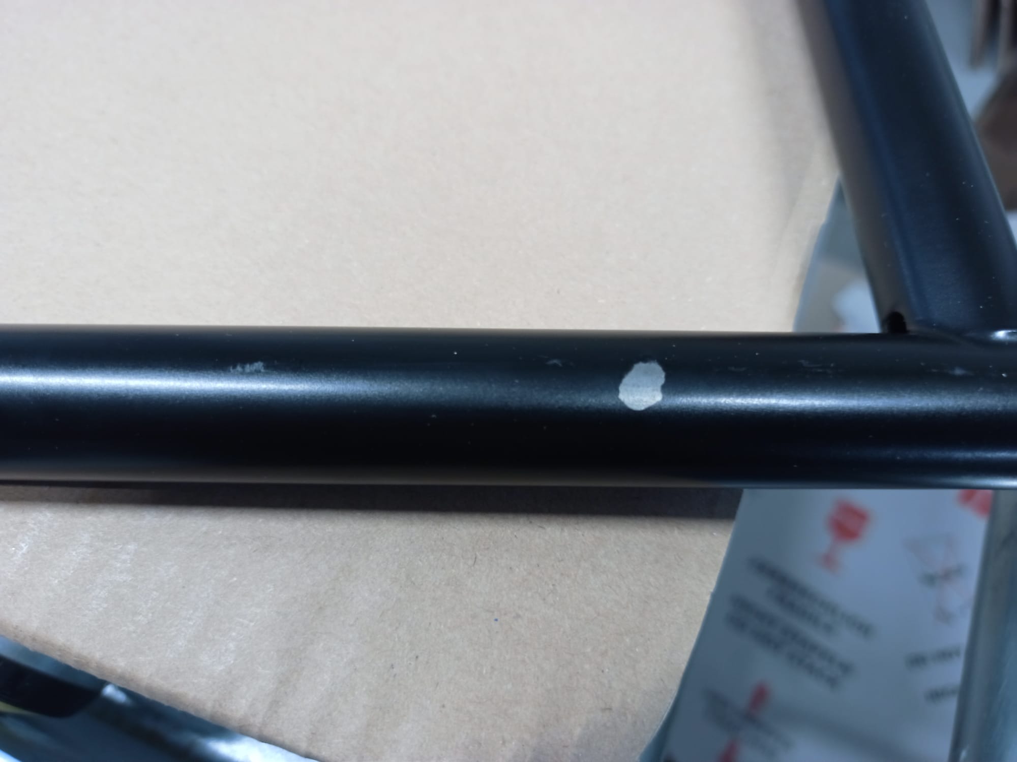 Eiermann 3 Tischgestell farbig SCHWARZ 58x29 cm Richard Lampert MÄNGELEXEMPLAR  1