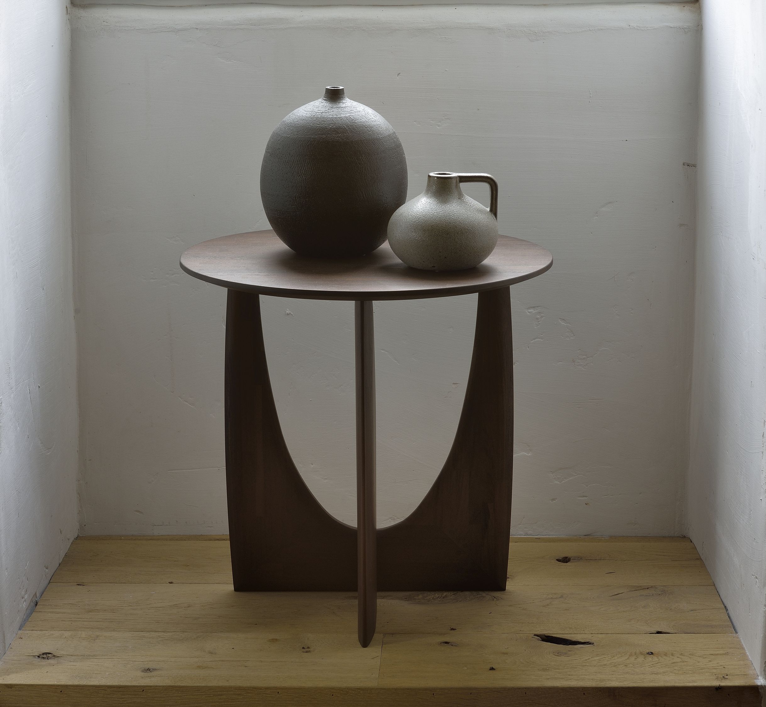 Geometric Beistelltisch Teak Ethnicraft