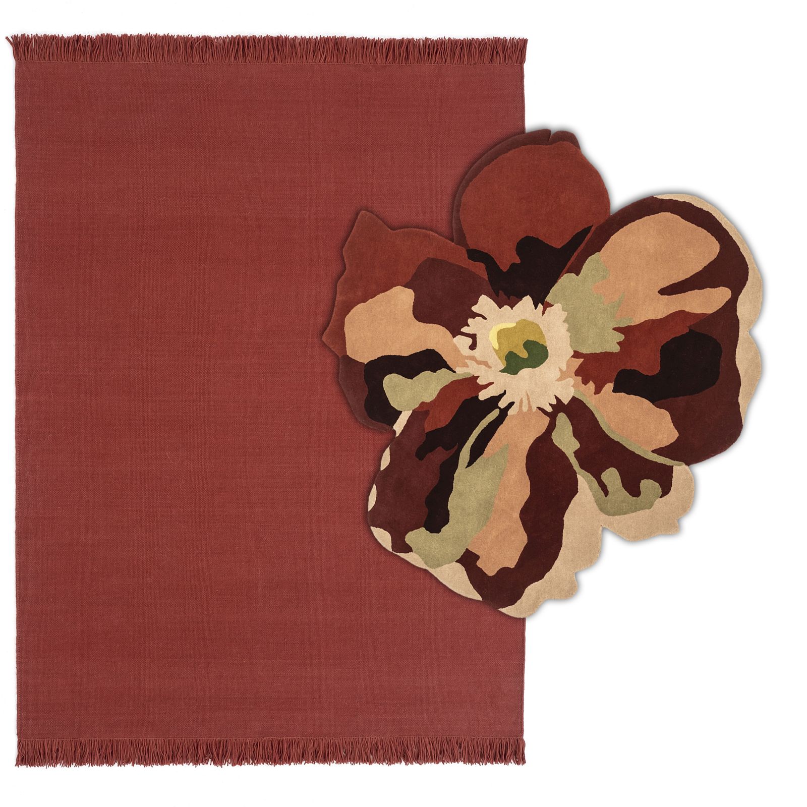 Flora Bloom 2 Teppich 170x150 cm Nanimarquina
