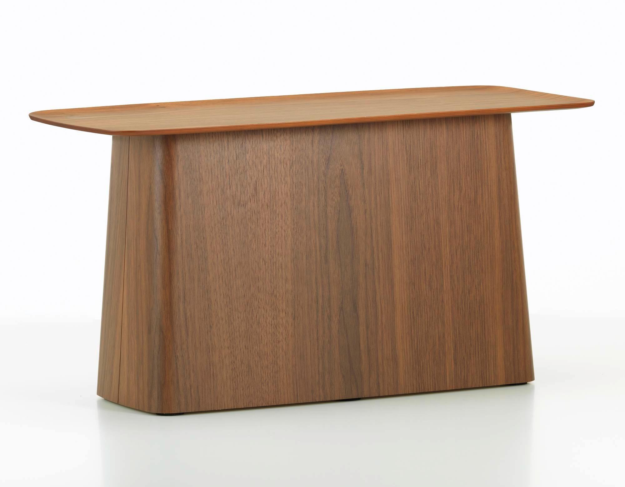 Wooden Side Table Beistelltisch Walnuss groß Vitra