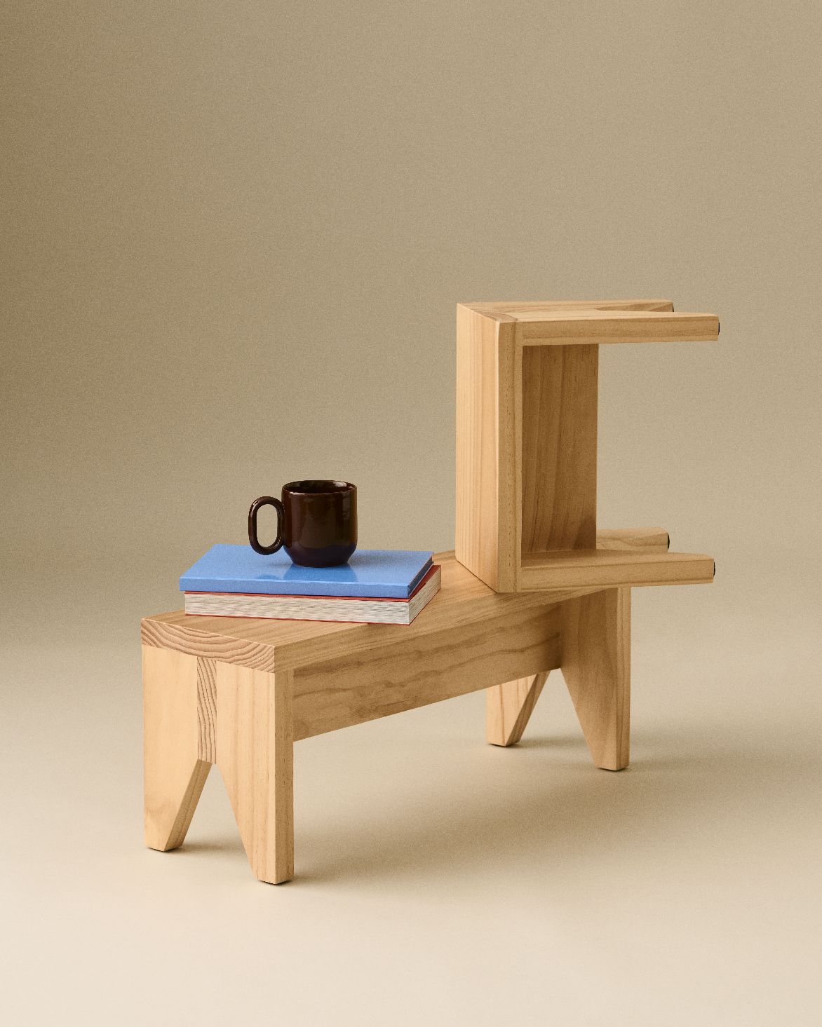 Manolito Stool Long Hocker Natur Hay