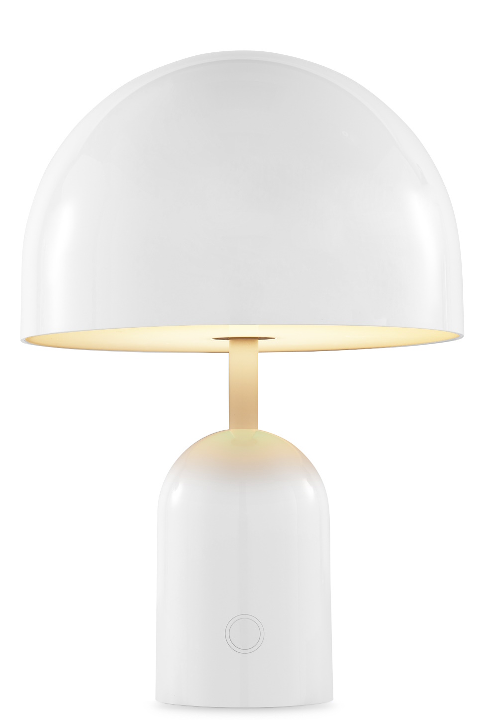 Bell Portable LED Table lamp Akkuleuchte / Tischleuchte Tom Dixon Weiß Weiße Tom Dixon Bell Akkuleuchte, tragbare LED Tischlampe für stimmungsvolle Beleuchtung.