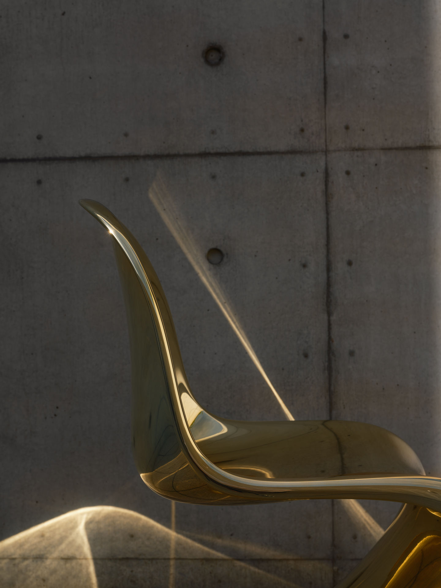 Panton Gold Chair Stuhl LIMITED EDITION Vitra