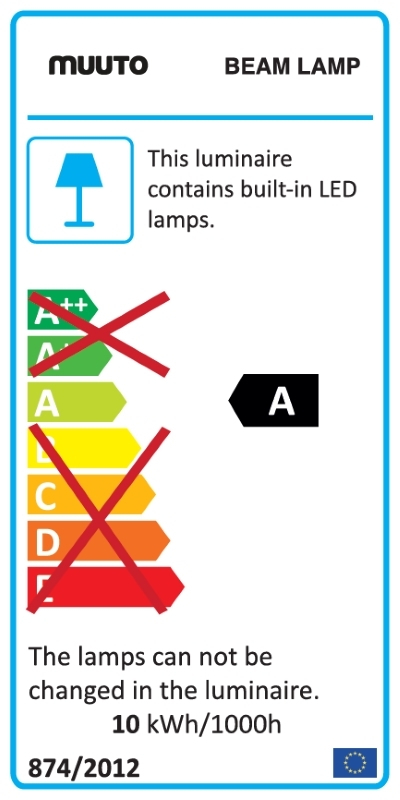 Beam Lamp Tischleuchte SCHWARZ Muuto EINZELSTÜCK