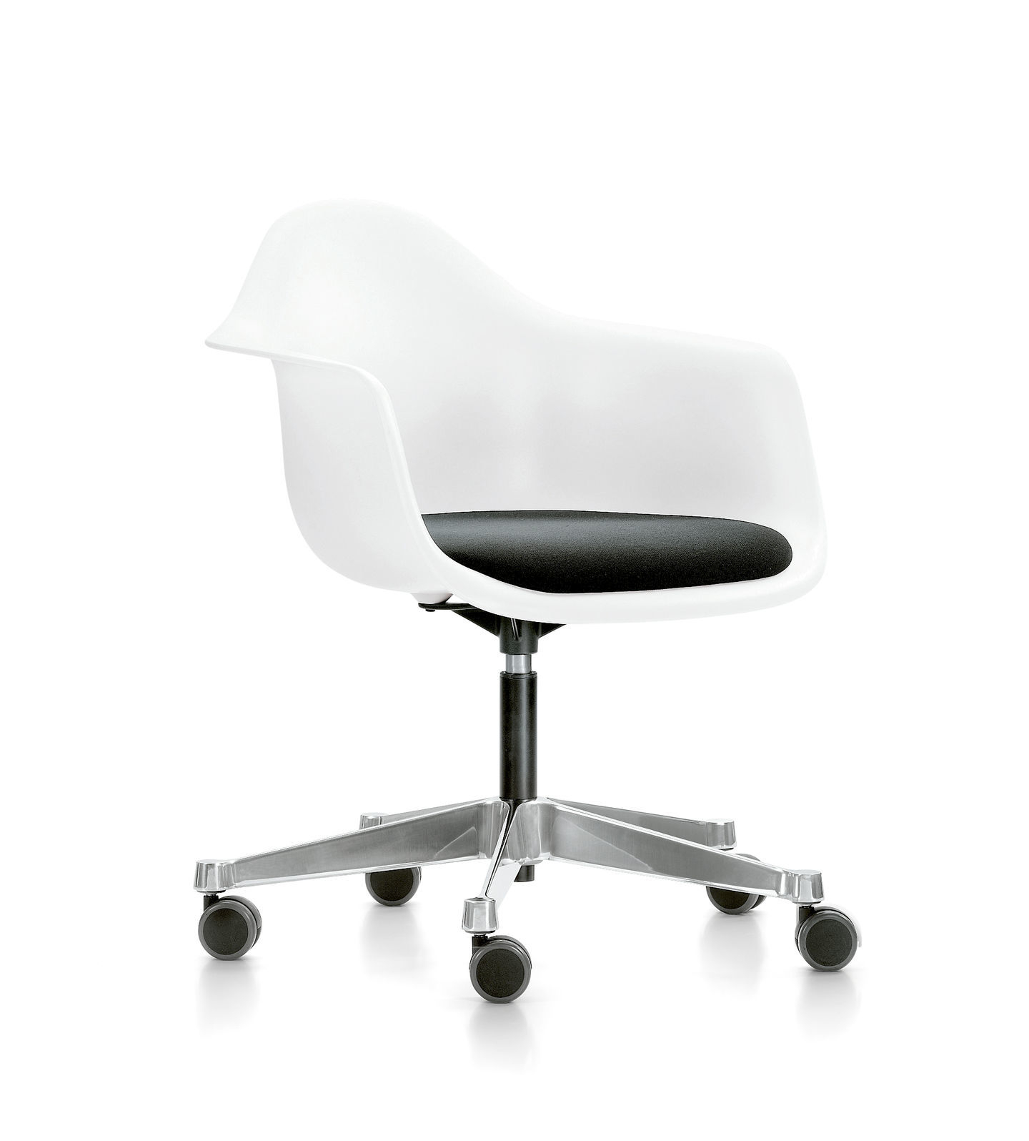 Eames Plastic Arm Chair PACC mit Sitzpolster Vitra