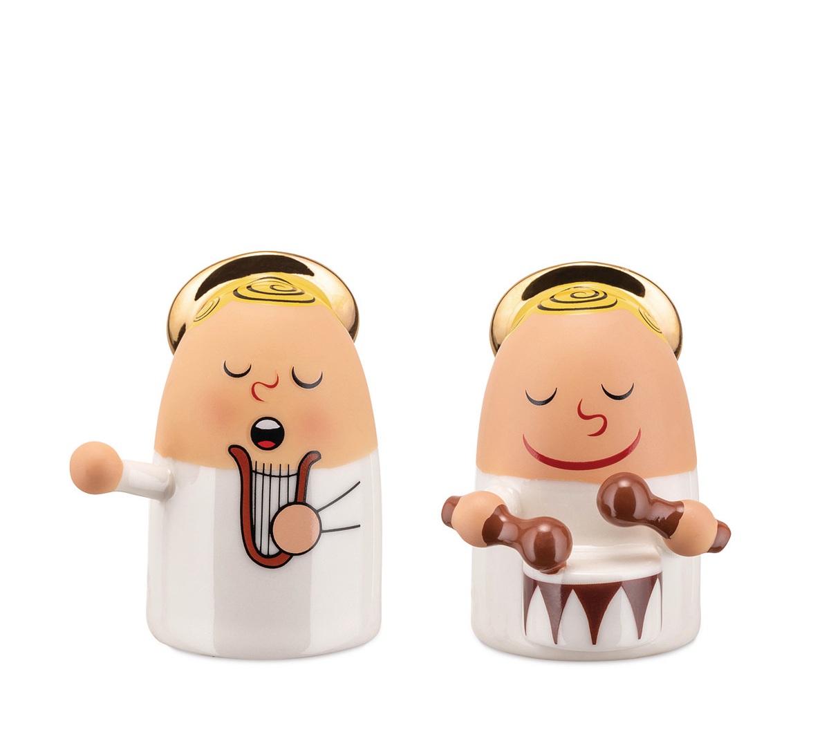 Angels Band Porzellanfiguren 2-er Set AMGI26SET 3 Alessi