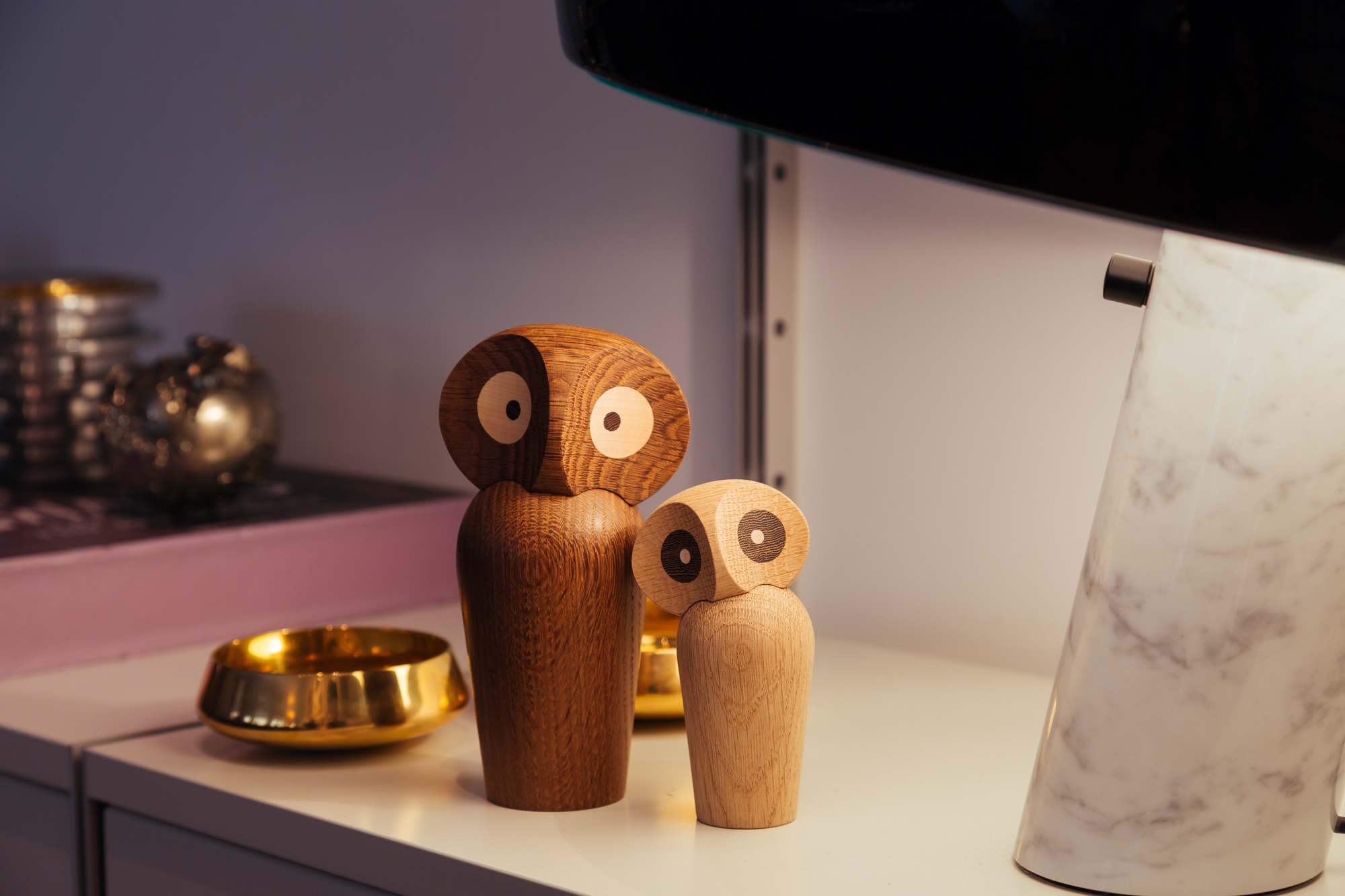 Owl Eule Holzfigur Architectmade EINZELSTÜCK
