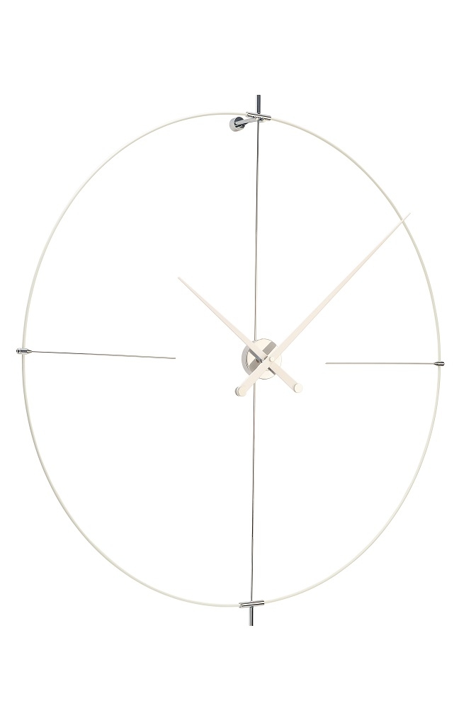 Bilbao N/ L Clock Wanduhr nomon Weiß-Weiß