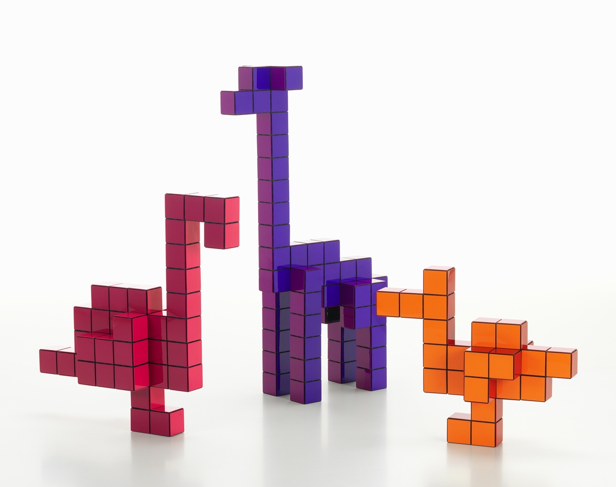 Panton Cubes Giraffe Duoton Skulptur / Tierfigur Vitra