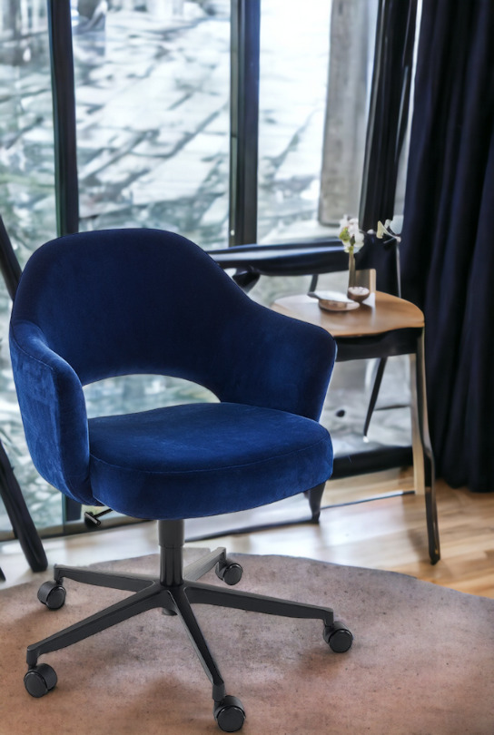 Saarinen Relax Konferenzstuhl 5-Stern Drehfuß mit Armlehne Knoll Interntional