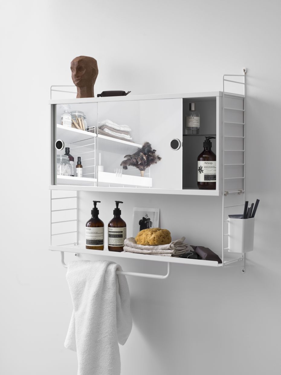 Einzelteil Stangen für Metallregal B 58 cm String Furniture 