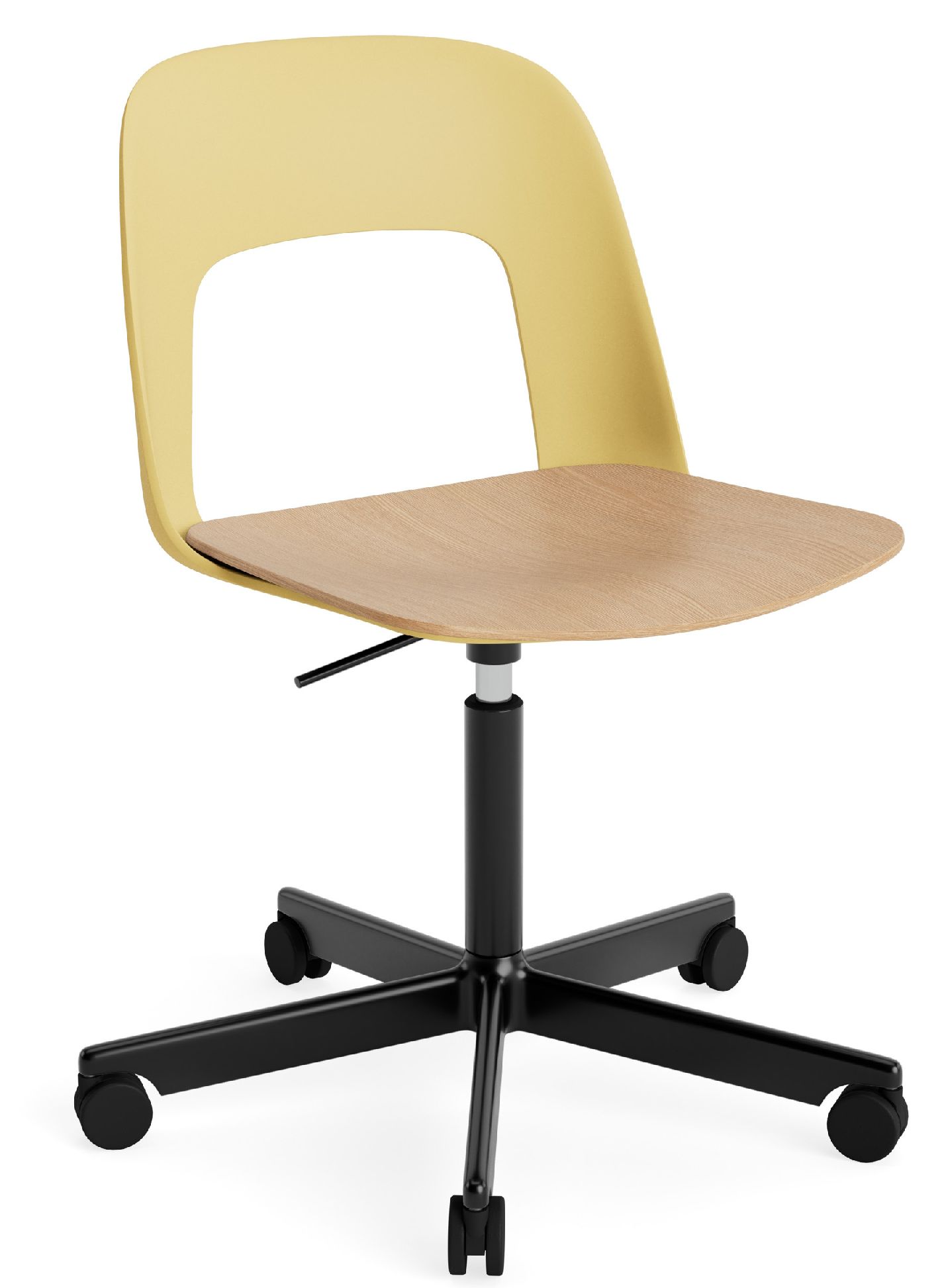 Layout Side Chair 142 5-Stern Drehfuß Stuhl Hay