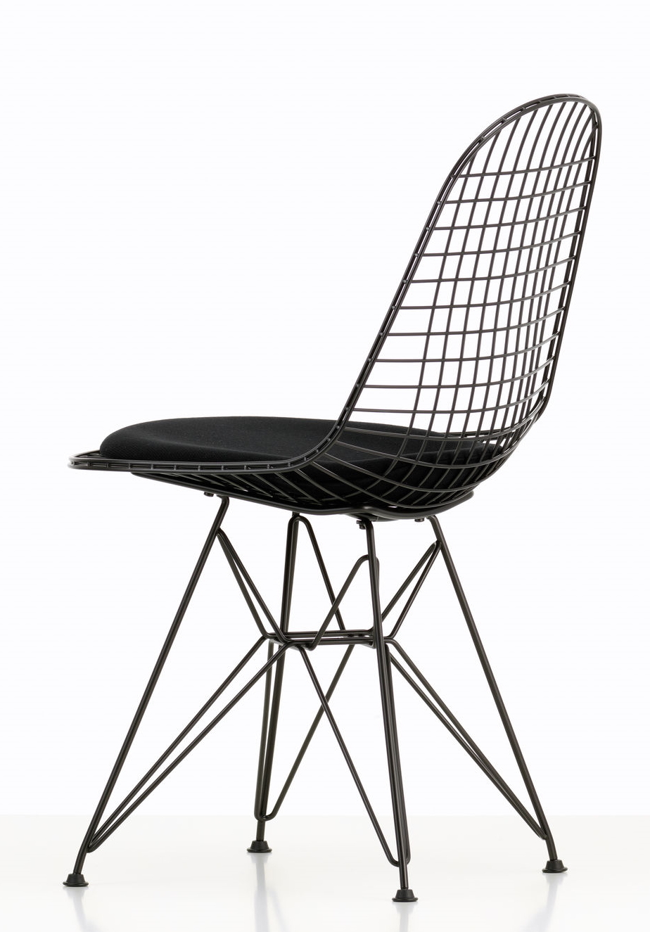 DKR-5 Wire Chair Stuhl mit Sitzkissen Vitra