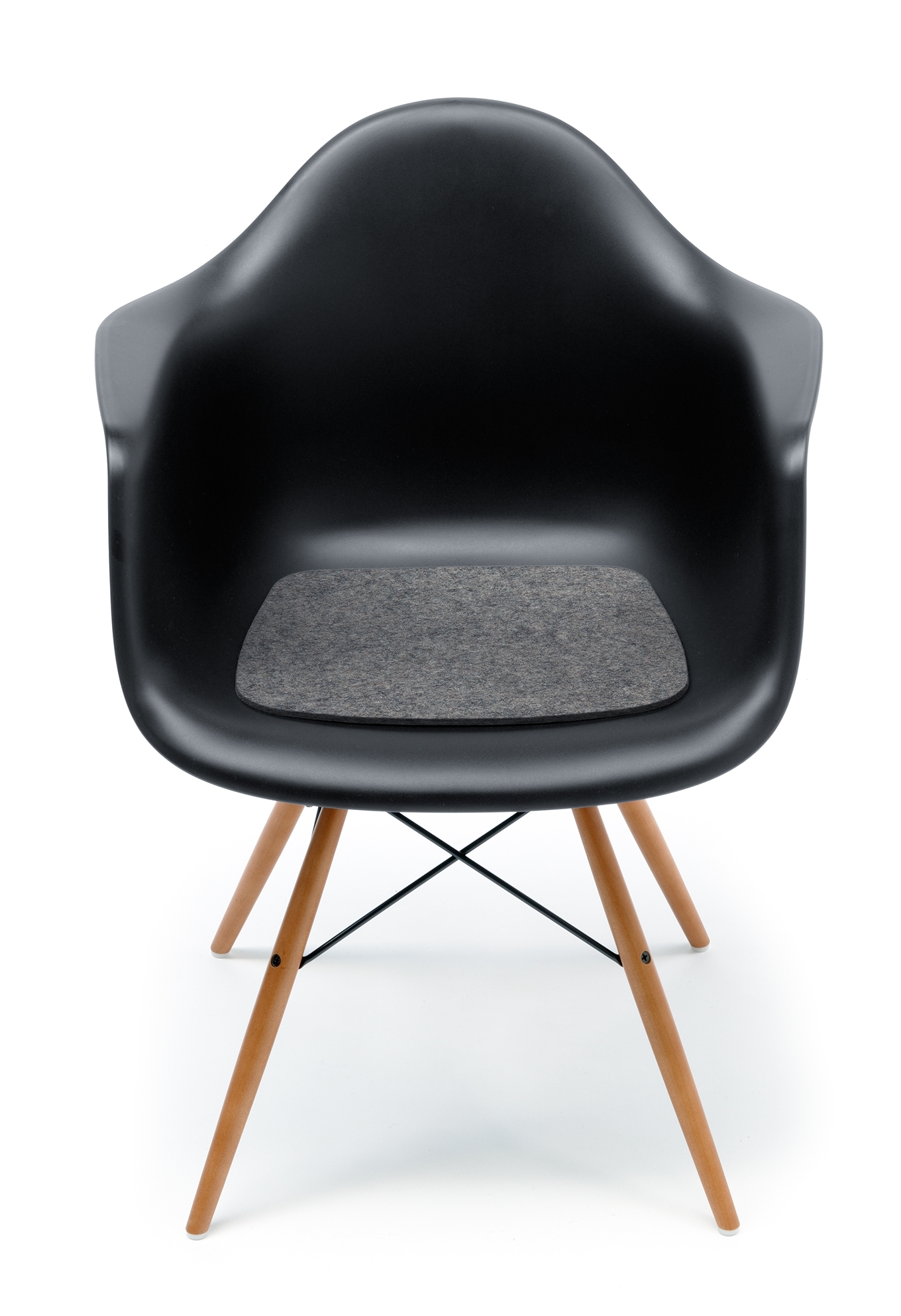 Sitzauflage-Filzauflage Eames Plastic Arm Chairs DAR / RAR / DAW Rot Hey Sign