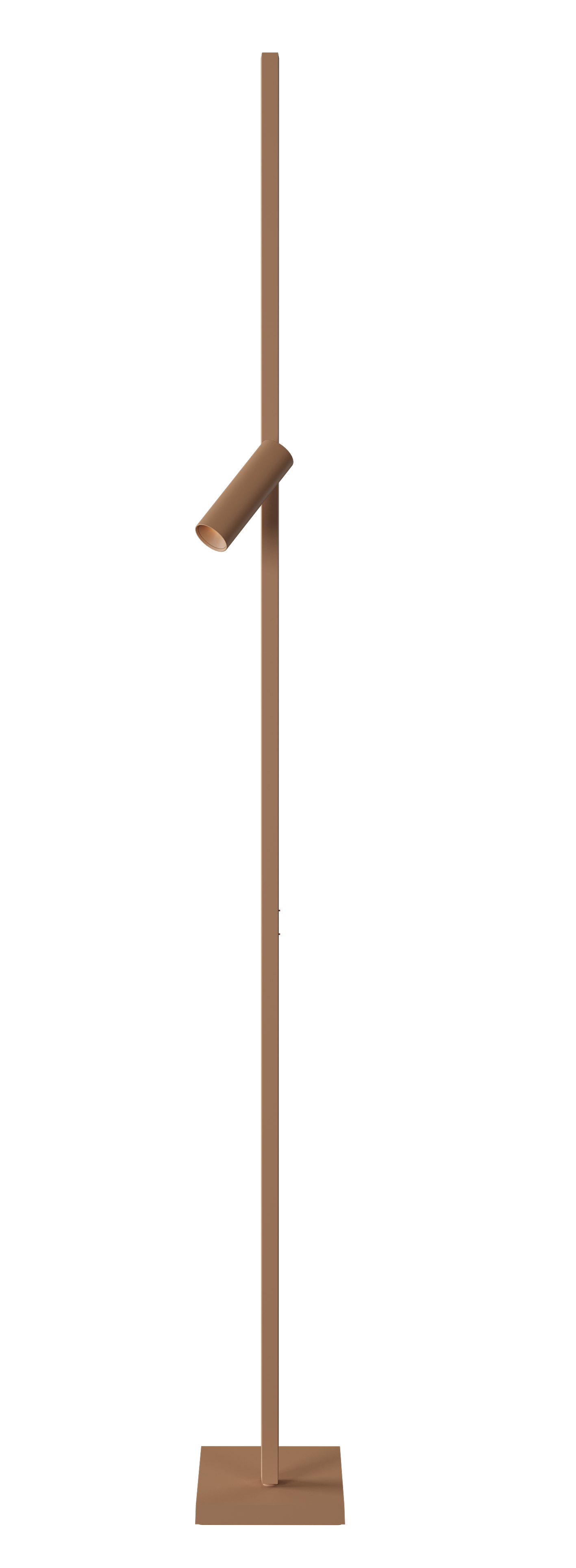 Zen X Stehleuchte in Bronze: Moderne Stehleuchte mit minimalistischem Design und fokussiertem Licht.