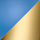 Blau / Messing