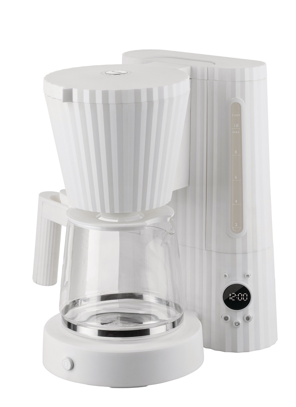 MDL14 Plissé Filterkaffeemaschine Alessi Weiss