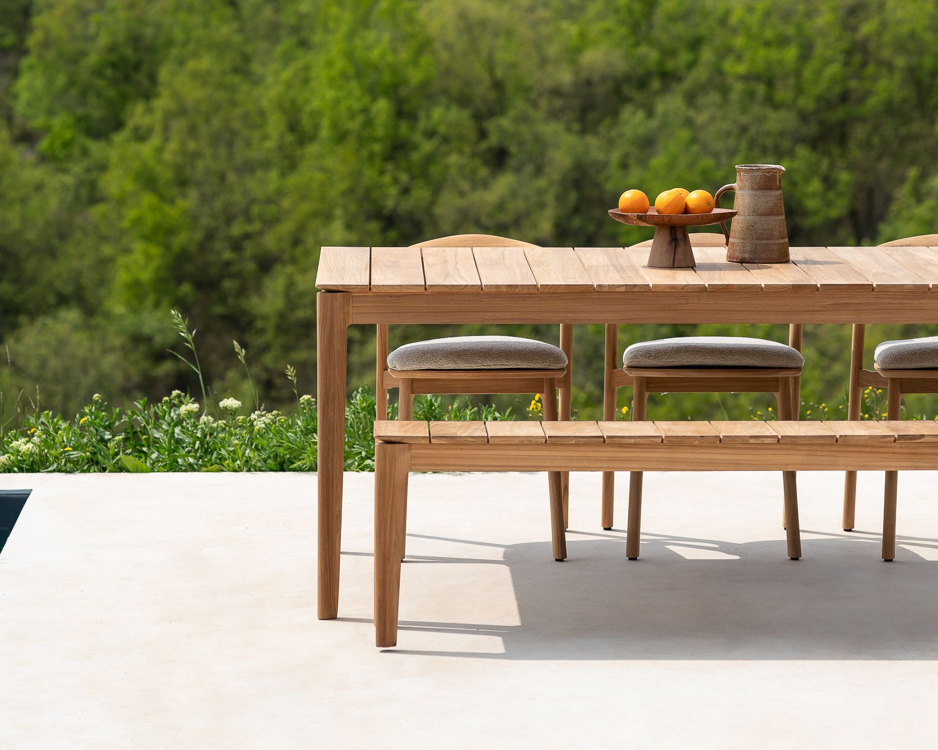 Bok Outdoor Bank 3-Sitzer Teak Ethnicraft